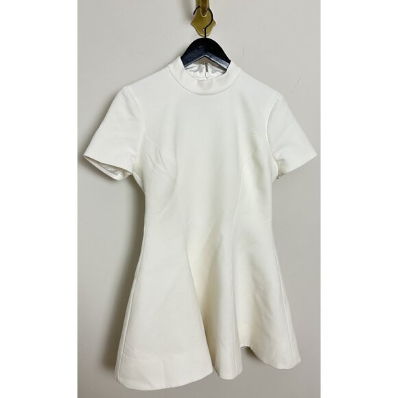 BARDOT Zephyra Short-Sleeve Collared Mini Dress in Orchid White US 8 (Large) - Picture 3 of 11